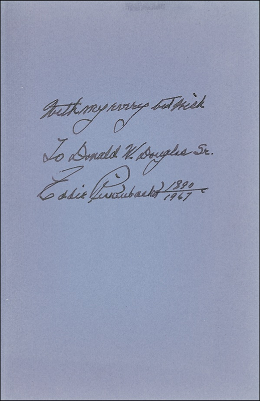 Lot 317 Eddie Rickenbacker
