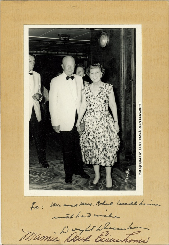 Lot 30 Dwight and Mamie Eisenhower