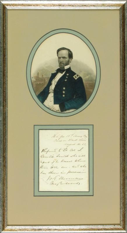 Lot 329 William T. Sherman