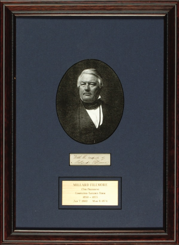 Lot 37 Millard Fillmore