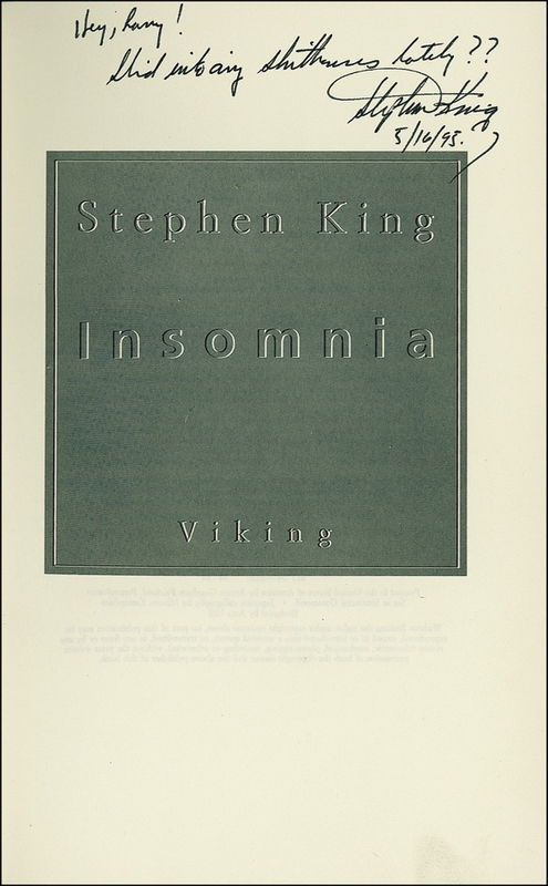 Lot 449 Stephen King