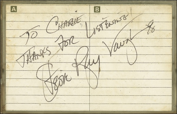 Lot 801 Stevie Ray Vaughan