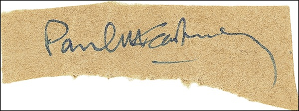 Lot 574 Beatles: McCartney, Paul