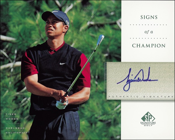 Lot 1561 Tiger Woods