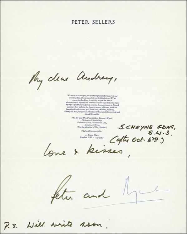Lot 1198 Peter Sellers