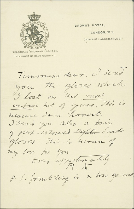Lot 451 Rudyard Kipling