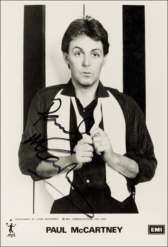 Lot 708 Paul McCartney