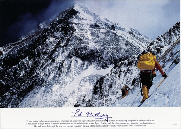 Lot 181 Edmund Hillary