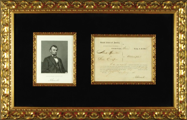 Lot 75 Abraham Lincoln