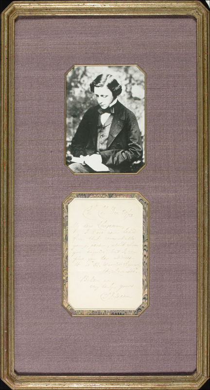 Lot 416 Charles Dodgson
