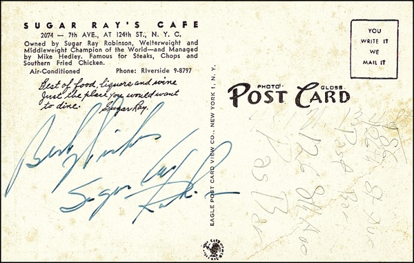 Lot 1501 Sugar Ray Robinson