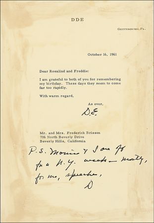 Lot #31 Dwight D. Eisenhower - Image 1