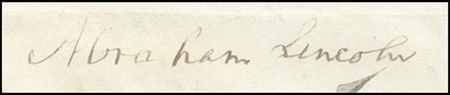 Lot #73 Abraham Lincoln - Image 1