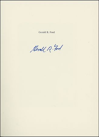 Lot #38 Gerald Ford - Image 1