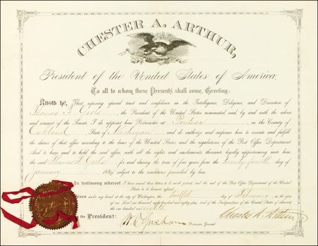 Lot #4 Chester A. Arthur