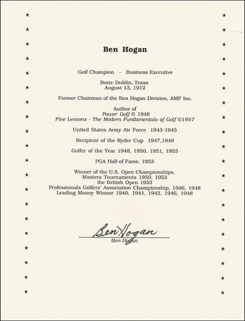 Lot #1414 Ben Hogan - Image 2