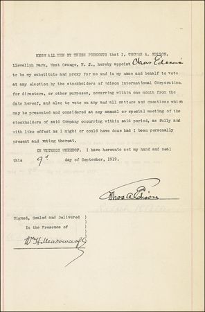 Lot #157 Thomas Edison - Image 1