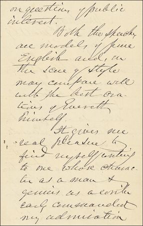 Lot #495 John Greenleaf Whittier - Image 3