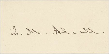 Lot #390 Louisa May Alcott - Image 1