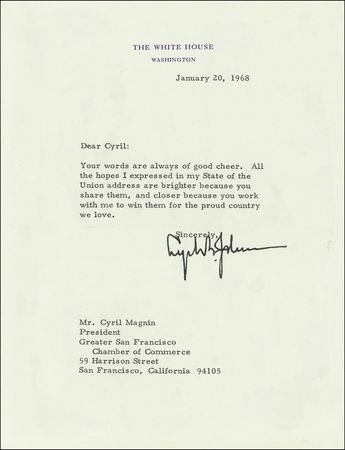 Lot #68 Lyndon B. Johnson - Image 2