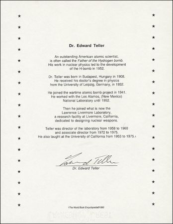 Lot #241 Edward Teller - Image 2