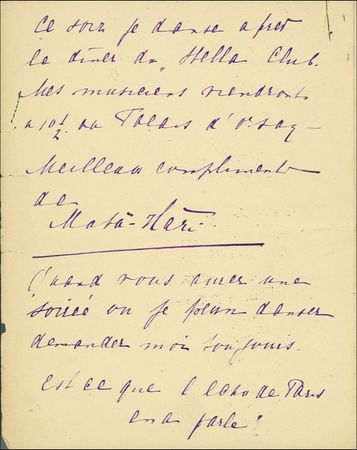 Lot #176 Mata Hari - Image 1