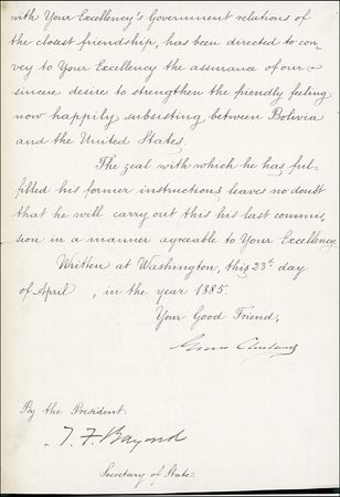Lot #21 Grover Cleveland