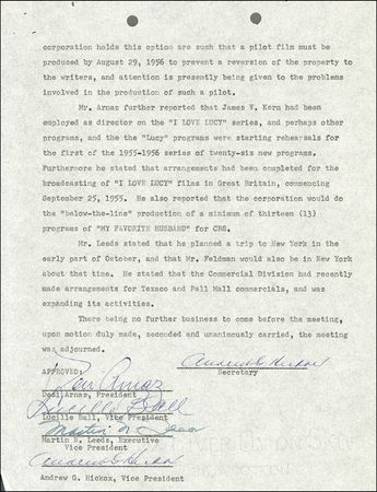 Lot #843 Lucille Ball and Desi Arnaz - Image 1