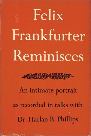 Lot #238 Supreme Court: Frankfurter, Felix - Image 2