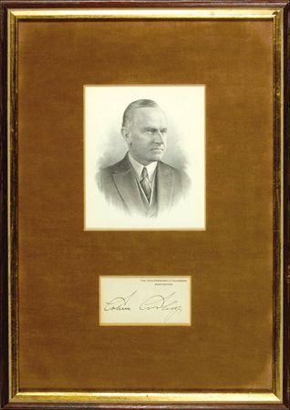 Lot #28 Calvin Coolidge