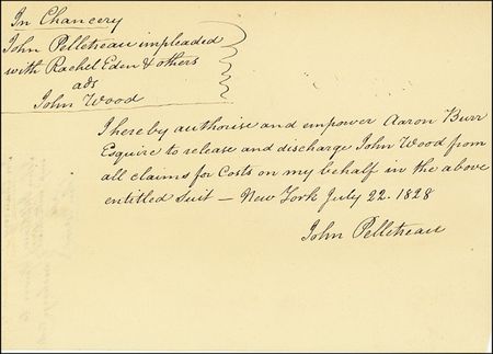 Lot #143 Aaron Burr - Image 1