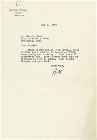 Lot #490 William Styron - Image 2