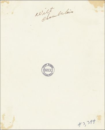 Lot #1359 Wilt Chamberlain - Image 2