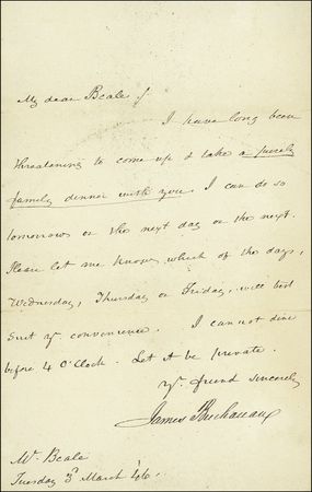 Lot #6 James Buchanan
