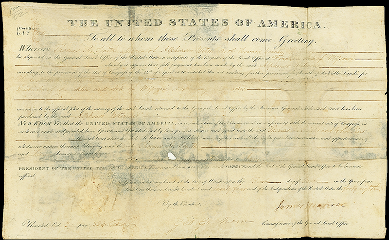 Lot 118 James Monroe