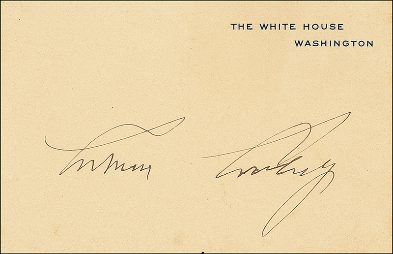 Lot 38 Calvin Coolidge