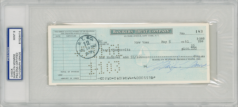 Lot 1135 Marilyn Monroe