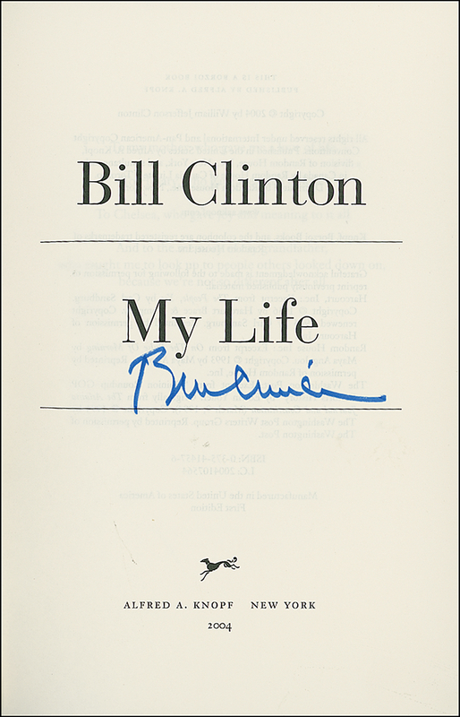 Lot 28 Bill Clinton