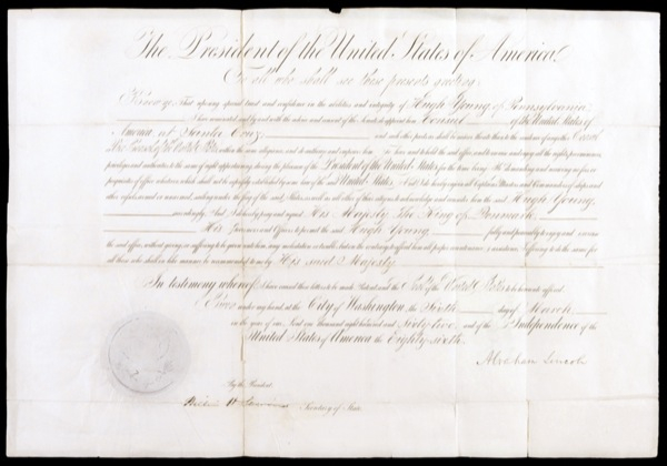 Lot 107 Abraham Lincoln