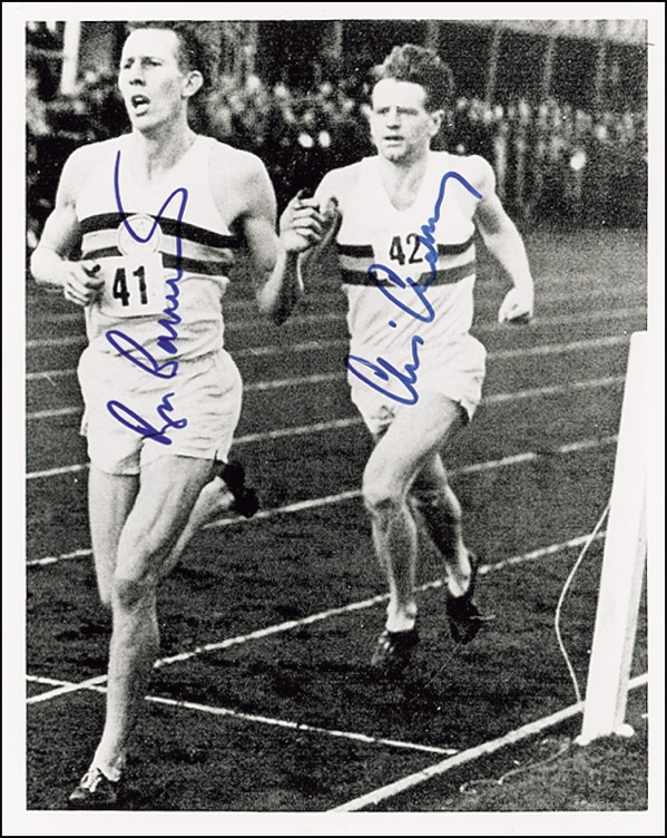 Lot 1271 Roger Bannister and Christopher Chataway