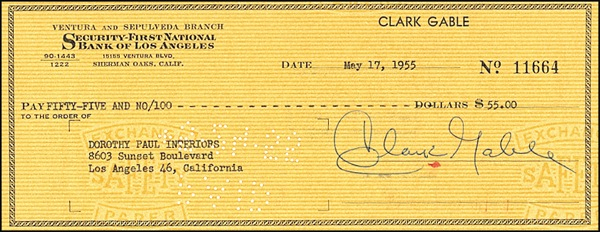 Lot 1035 Gone With The Wind: Gable, Clark