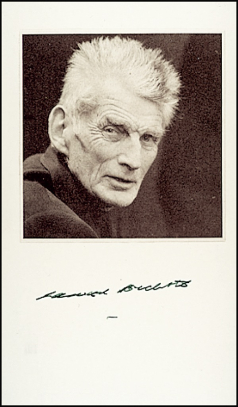 Lot 554 Samuel Beckett