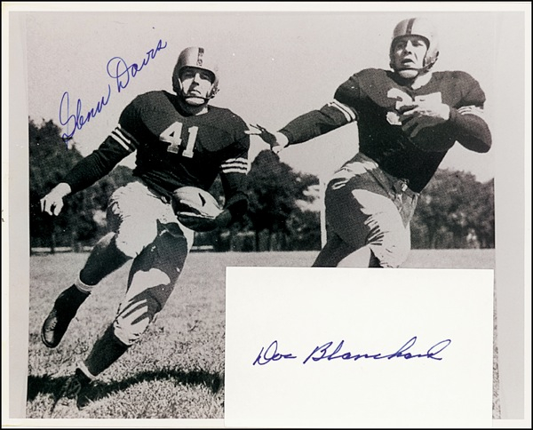 Lot 1303 Doc Blanchard and Glenn Davis