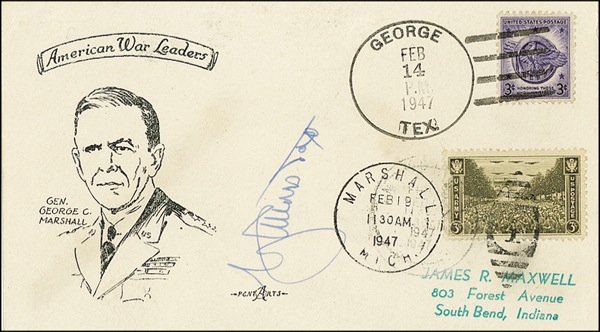 Lot 452 George C. Marshall