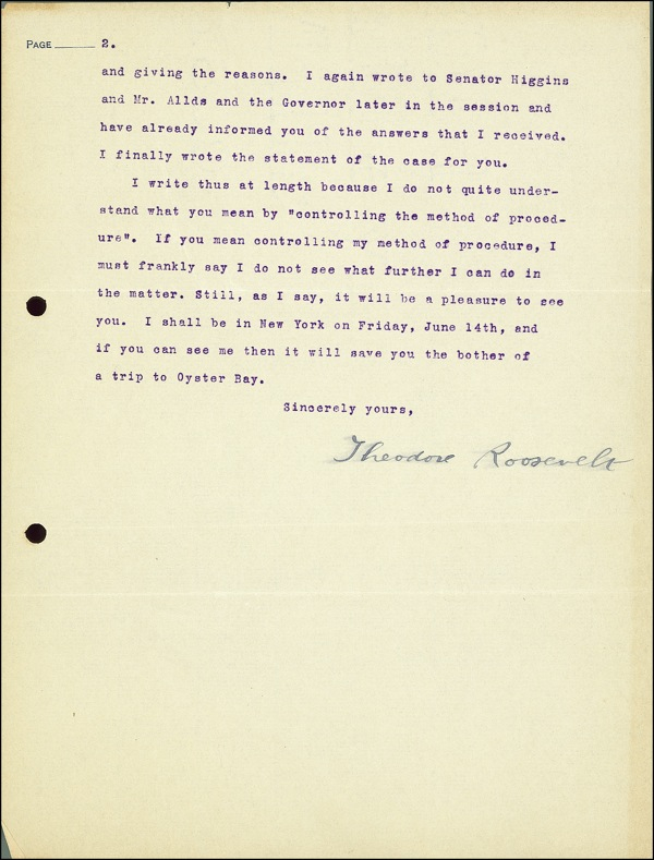 Lot 164 Theodore Roosevelt