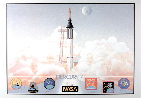 Lot 524 Mercury Astronauts