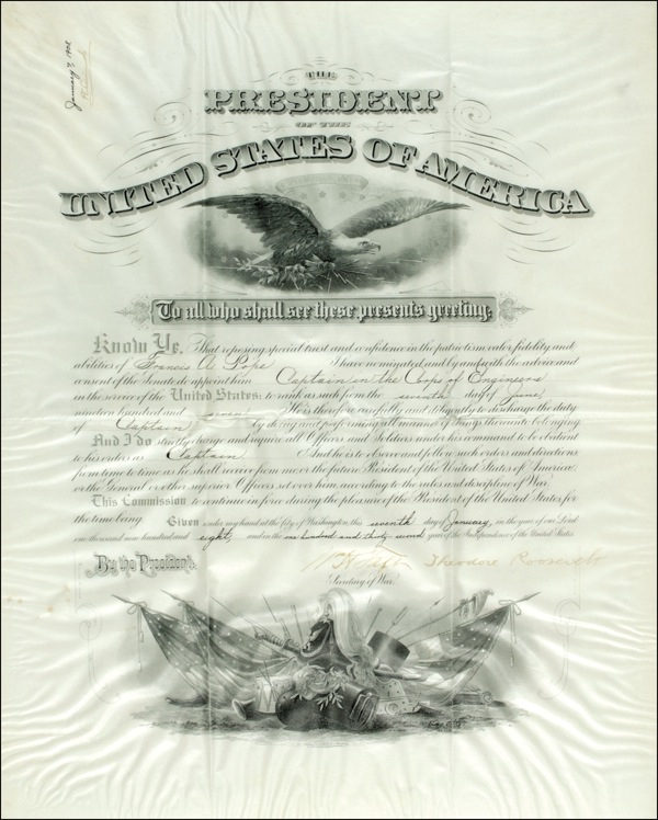 Lot 154 Theodore Roosevelt and William H. Taft