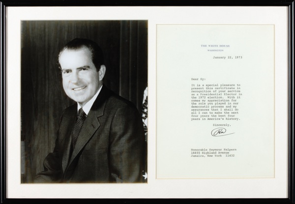 Lot 123 Richard Nixon