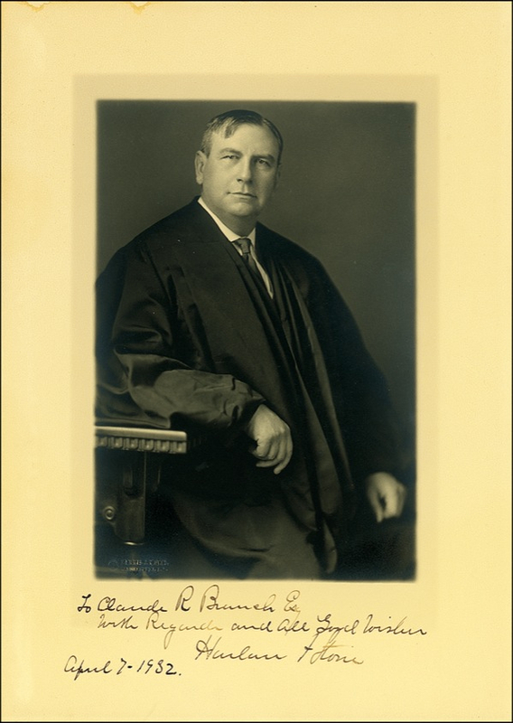 Lot 374 Supreme Court: Stone, Harlan F.