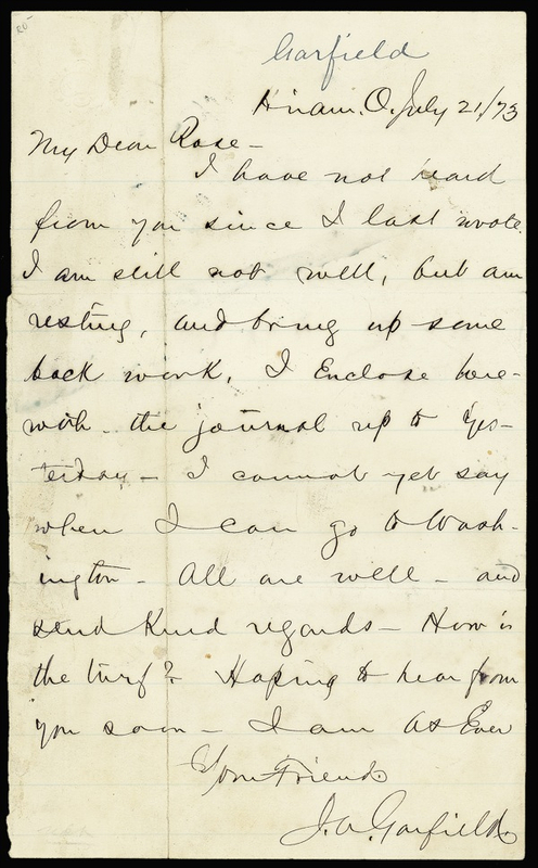 Lot 64 James A. Garfield